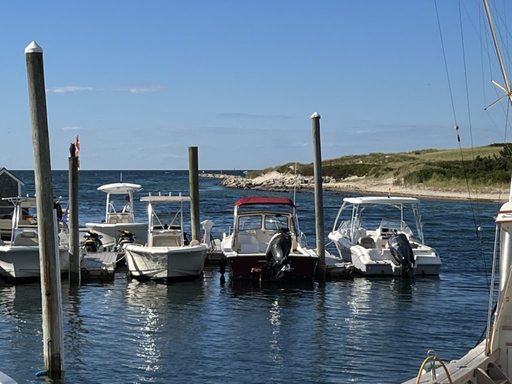 Cape Cod Docked Boats
